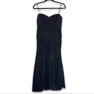 VINTAGE 90s NICOLE MILLER Sleeveless Panel Sweetheart Neck Mermaid Midi Dress 4
